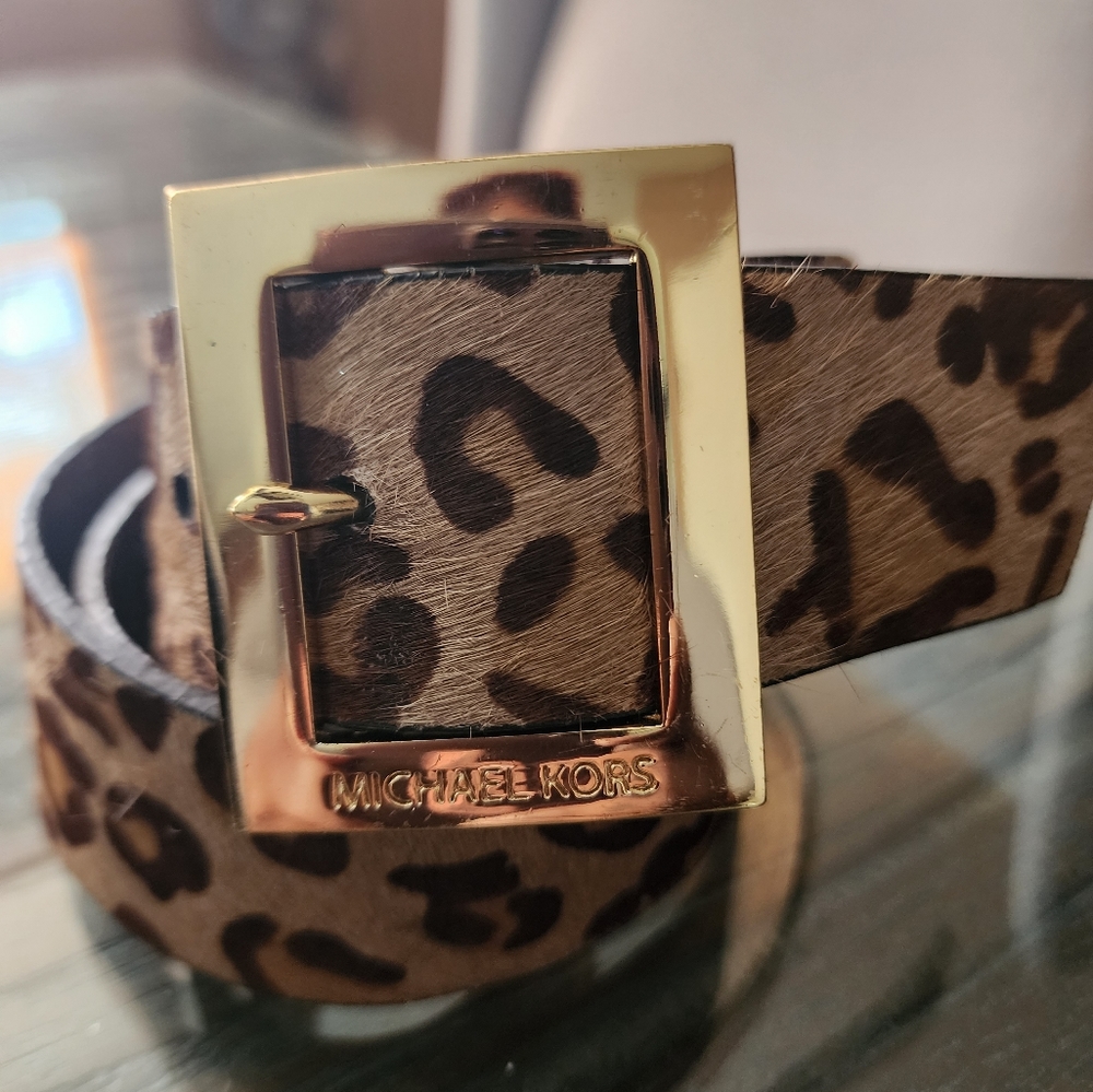 Michael Kors Cow Hide Belt
